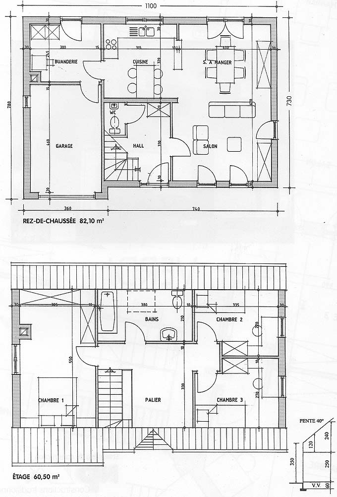 Plan maison Verdi